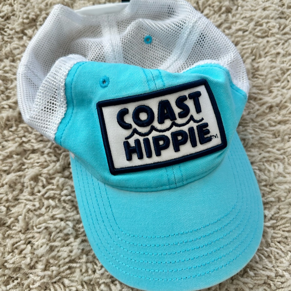 Blue and White Trucker Hat